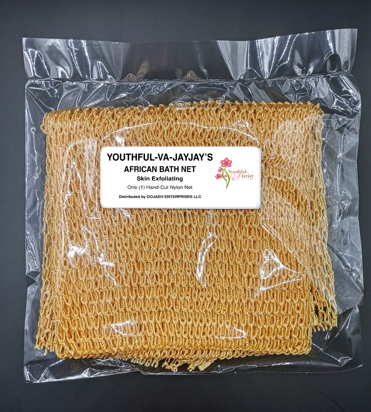 Youthful-VA-Jayjay mustard yellow African Bath Net
