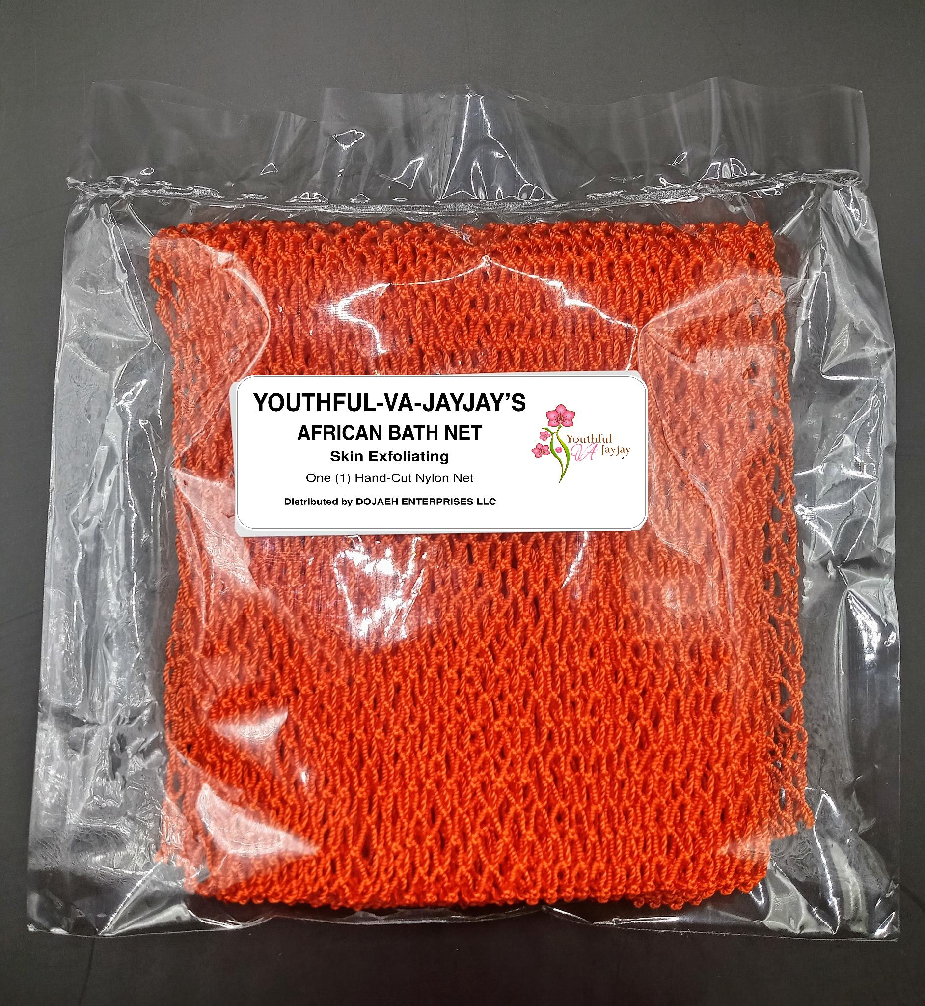 Youthful-VA-Jayjay orange African Bath Net