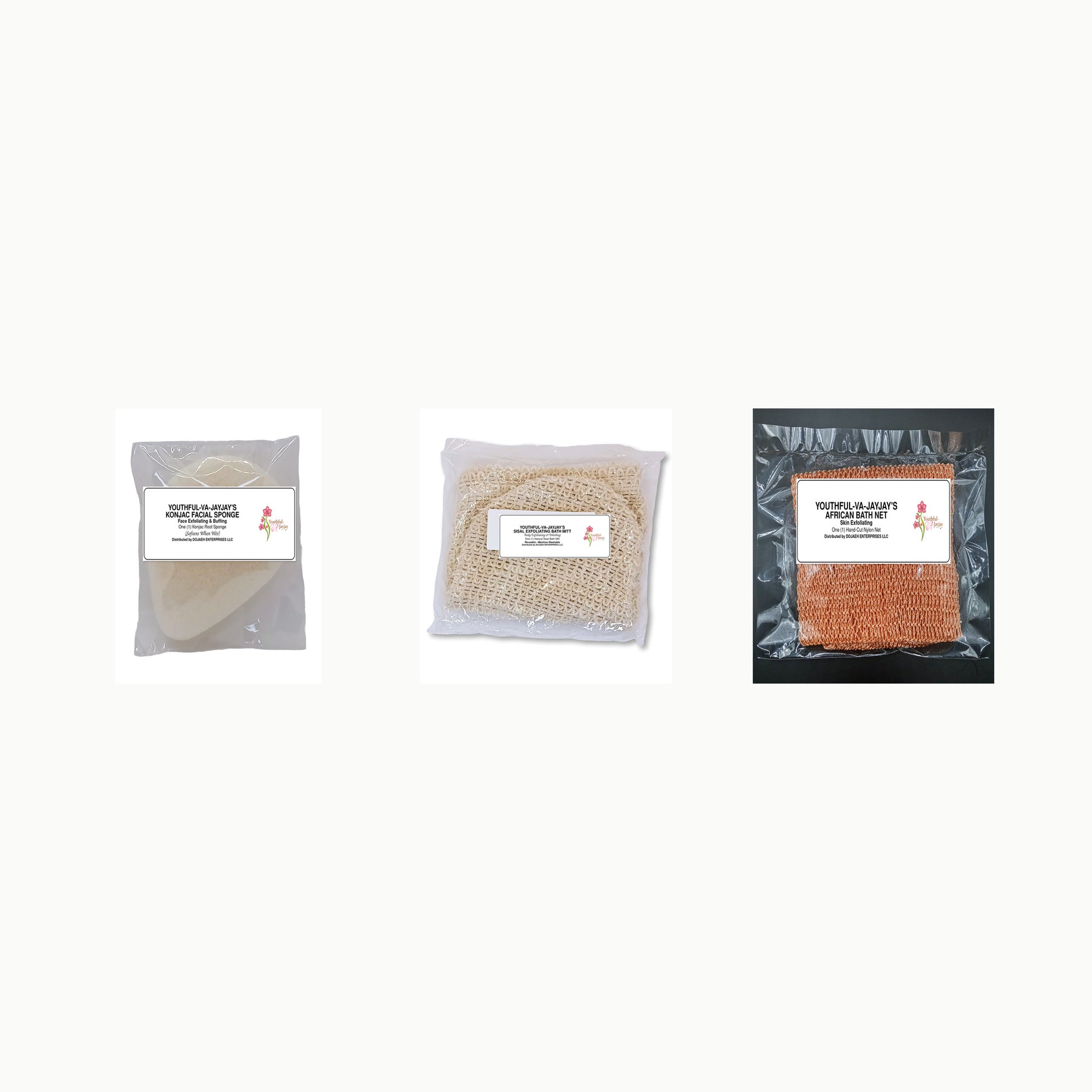 Youthful-VA-Jayjay face and body care accessory bundle