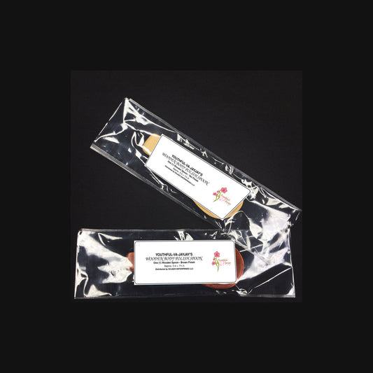 Youthful-VA-Jayjay tan and brown wooden body polish spoons