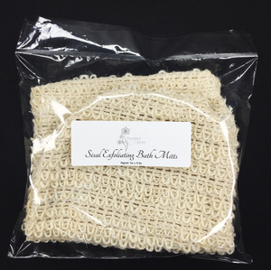 All Natural Sisal Exfoliating Bath Mitt for Body Polish and Body Wash - Image #3
