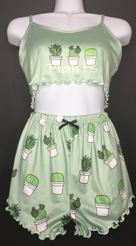 GREEN: PLANTS 2-PIECE AFTER STEAM TEDDY