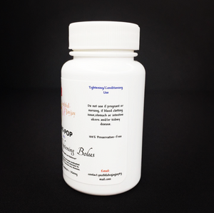 SHE-POP: Organic Herbal Vaginal Tightening Bolus: T/C Use, 30 capsules- 1,360mg