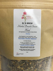 EL'S BREW- Organic Herbal Steam/Douche Blend, Handcrafted CLEANSING USE, 4oz. - Image #2