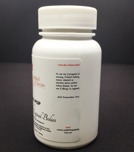 SHE-POP: Organic Herbal Vaginal Bolus- Antimicrobial Use, 30 capsules- 1,260 mg